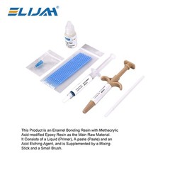 Dental Orthodontic Light Cure Adhesive Bonding Metal Bracket Etch Gel Braces New