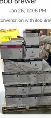 Gloves Black Nitrile Exam Ammex Brand Large 1 Case =10 Boxes