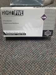 High Five Exam Grade Gloves – XLarge – 100ct – N274E – Powder Free Latex Free