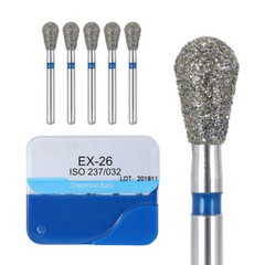 1000Pcs Dental Diamond Burs For High Speed Handpiece Medium FG 1.6MM 20Types