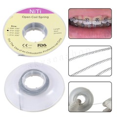 1 Roll Dental Orthodontic Niti Open Coil Spring Spool Dia.010 *030 ” inch 914mm