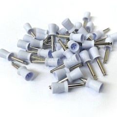 100 Pcs/Box Dental Polishing Cups Latch Type Prophy Cups 4 Webbed