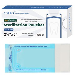 Dental Self Seal Sterilization Pouches Autoclave Sterilizer Bag,Tattoo Nail FDA