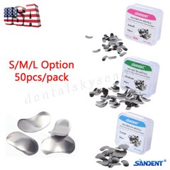 35μm Dental Metal Matrices Bands Matrix Sectional Contoured soft bands [US]S/M/L