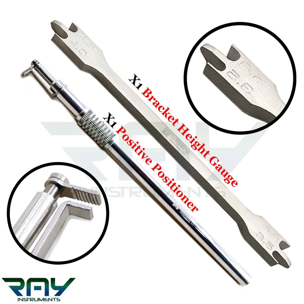 Orthodontic Bracket Height Gauges Dental Positive Positioner Buccal Tube Lab