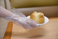 Poly Gloves, Embossed, Large, Clear, F10003430 (Case of 5,000; 10 Boxes of 500)