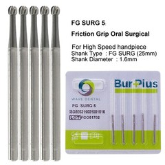 Wave Dental Surgical Burs Round Carbide Surgical Length Bur 25mm FGOS High Speed
