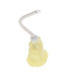 Alpine – Yellow Infusor Tips Bent Metal 100/pk. REF# AD034 Compare to Stat-Flo