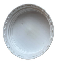 Polypropylene Caps Ribbed 64mm Continuous Thread Universal – White – 150 Count