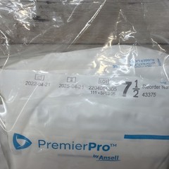 PremierPro Polyisoprene HYBRID Surgical Glove *25 Pair* Size: 7.5 *See Date*4-25
