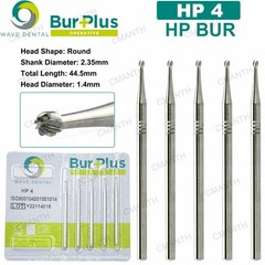 WAVE Dental Carbide Burs HP Surgical Burs Round For Straight Handpiece HP 2 4 8