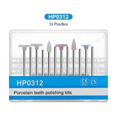 牙科树脂底座隐藏假牙抛光套件 HP0412 适用于低速手机-