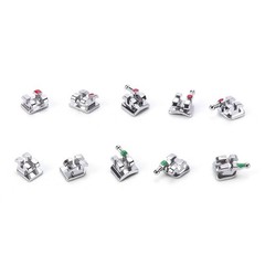 Dental Orthodontic Bracket Braces MIM Monoblock Mini Roth/MBT 022/018 Hooks 345