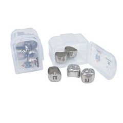 5Pcs Dental Adult Crown Stainless Steel Permanent Molar Teeth Temporary Crowns