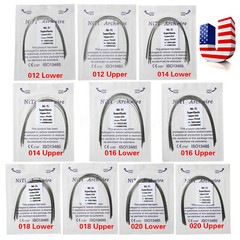 Dental Orthodontic Super Elastic Niti Arch Wire Round Ovoid Form Archwire All