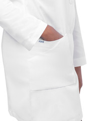 “Adar Women’s Medical Uniform Lapel Collar 5 Pockets Slim-Fit Lab Coat – 36″””
