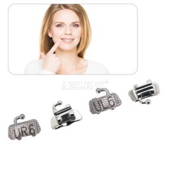 4pcs Tubos bucales adheribles de ortodoncia dental MBT 022 1er molar Convertible