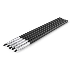 5PCS /Kit Dental Composite Resin brush Porcelain Teeth Silicone Pen Silicone