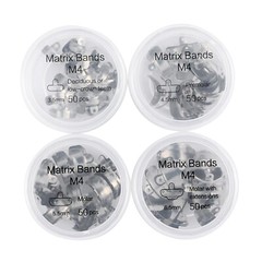 50x Dental Matrix Bands M4 2.0 Sectional Contoured Matrix System Metal Matrices