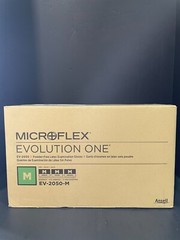 Ansell Latex Gloves Medium Microflex 10 Boxes with 100 Gloves Each