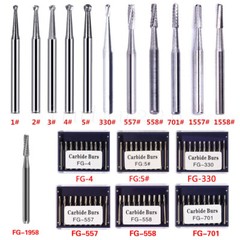 10Pc/pack FG polish Dental Burs Carbide Tungsten Drill For Dentist