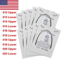 10pc/pack DENTAL Orthodontic Super Elastic Niti Arch Wire Round Ovoid Form Ni-Ti