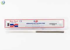 Dental Composite Polishing Strips 4mm Polyester Fine/Medium Grit One-Side 100Box