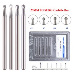 Dental Surgical Round Tungsten Carbide Bur 19mm/25mm For High Speed Handpiece XL