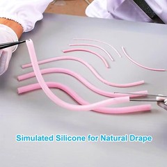 2PCS Vascular Microvascular Model Anastomosis Suture Practice Training Mult Size