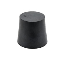 1 1/4″ Solid Black Rubber Stoppers Tapered Plug Bung Plug Various Pack Sizes