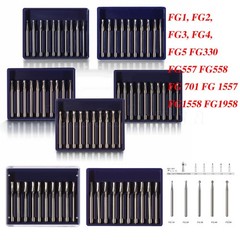 Dental Burs FG 330 557 701 Pear High Speed Tungsten Carbide Burr 19mm Midwest