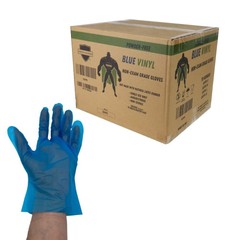 5 MIL Blue NON-Latex Powder-Free Vinyl Disposable Gloves, XLarge, 1000 pairs