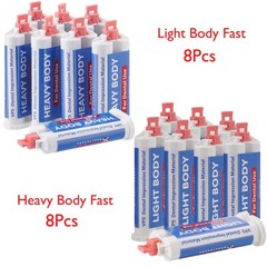 Set of 24 Dental Impression Material 50ml VPS Heavy & Light Body Fast Set US