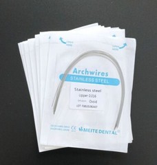 Dental Orthodontic Arcos Stainless Steel Arch Wires Round Wires Ovoid 10pc/pack