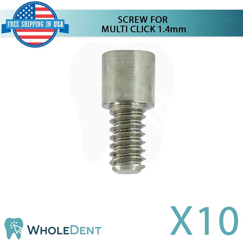 10X Screw With Length Of 4.0mm For Multi Unit 1.4mm Abutment