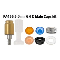 Locator Abutment &Male Cap Inserts Set For Zimmer TSV 3.5/4.5 Adin Mis-M4 ABT