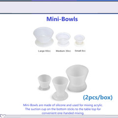 Dental Flexible Impression Bowls Mixing Silicone Bowl X/Small/Medium/Large