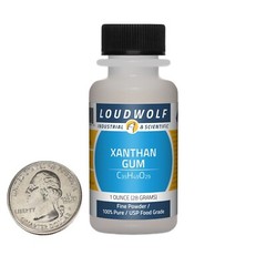 Xanthan Gum / 1 Ounce Bottle / 100% Pure USP Food Grade / Fine Powder / USA