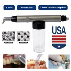 Dental Alumina Air Abrasion Polisher Microetcher Sandblasting Gun 4Hole W/ Water