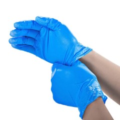 Synmax Disposable Examine Gloves Multipurpose Cleaning Powder Free Blue XL 100ct