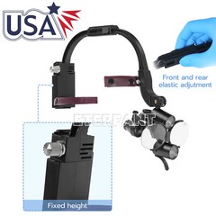 5W LED Dental 3.5X Headband Binocular Loupes/Lightweight Silicone Headlamp