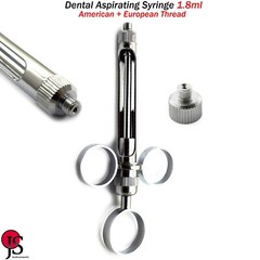 Dental Anesthetic Aspirating Syringe 1.8ml Injection Anesthesia Dentist