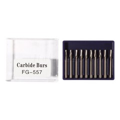 Dental Midwest FG #557 Clinic Length Cross Cut Carbide Burs 100pk （19mm）