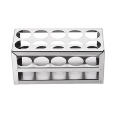 30 Holes 3 Layer Stainless Steel Test Tube Holder Rack for 26-29.5mm Tubes