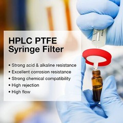 3000pcs PTFE Membrane Syringe Filters 13mm/25mm Diameter 0.22um/0.45μm Pore Size