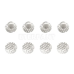 10XETERFANT Dental Ortho Bondable Lingual Buttons Round Base with Hole 10pc/pack