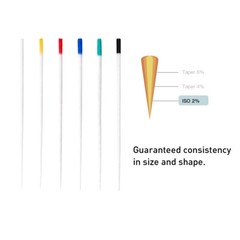 AZDENT Dental Absorbent Paper Point Endodontic Root Canal Clean Taper.02/.04/.06