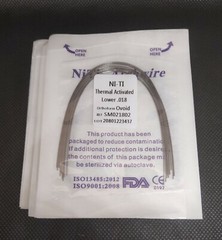 Dental Orthodontic Thermal Activated Niti Wires Round Arch Wires Ovoid Form