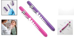 Durable & Lightweight LED Penlight with Pupil Gauge for Medical Examinations