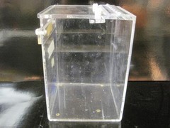 RESEARCH PRODUCTS INTERNATIONAL CORP ACRYLIC LAB CONTAINER 6X6X9″ W/ HINGED LID